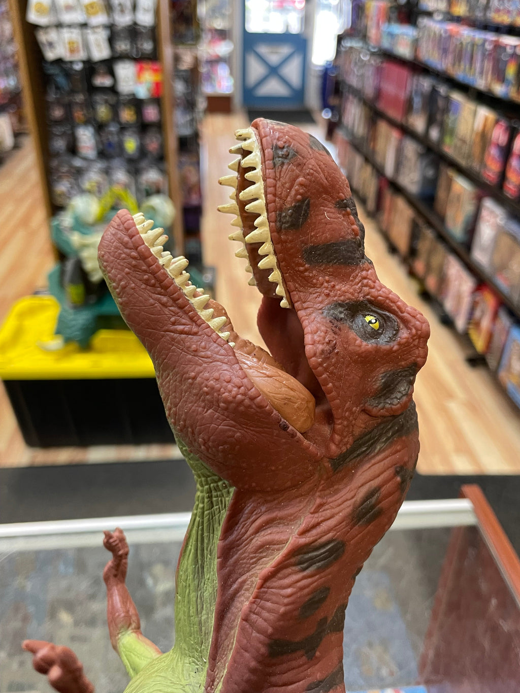 Red Tyrannosaurus Rex JP09 (Vintage Jurassic Park, Kenner) **Untested** product image 3, provided for visual reference and