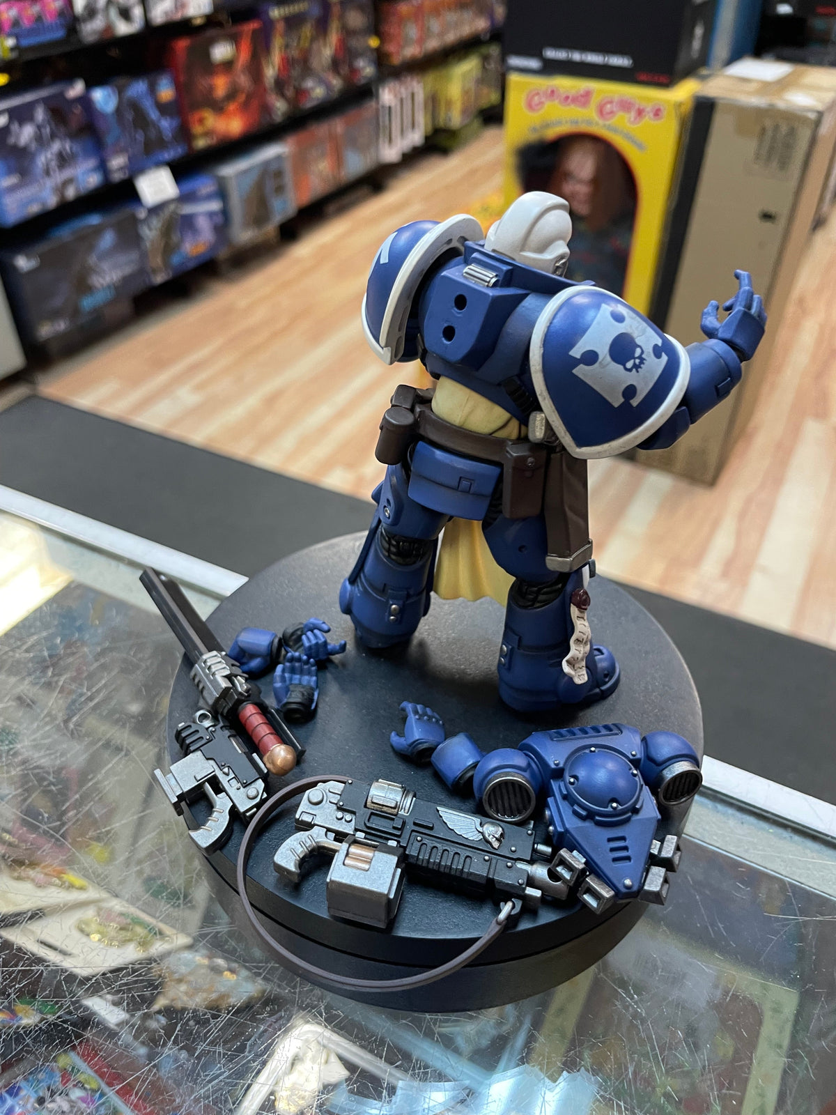 Ultramarines Sternguard Veteran (Warhammer 40K, Joytoy) **COMPLETE** product image 8, provided for visual reference and
