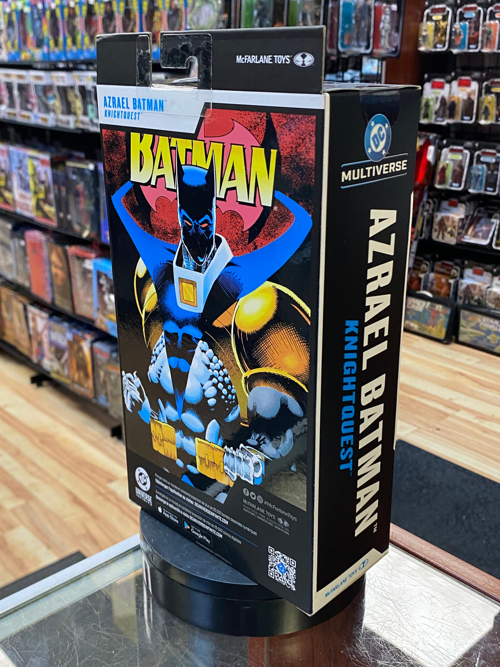 Knightquest Azrael Batman (DC Multiverse, McFarlane) SEALED product image 3, provided for visual reference and product