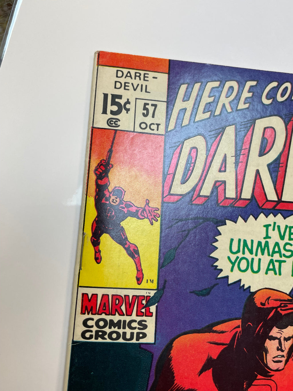 Daredevil #57 -Unmasked of Matt Murdock- (DC, Comics) Good product image 10, provided for visual reference and product