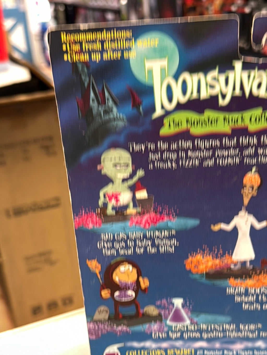 Spinal Tap Phil (Vintage Toonsylvania, Toy Island) SEALED product image 18, provided for visual reference and product detail