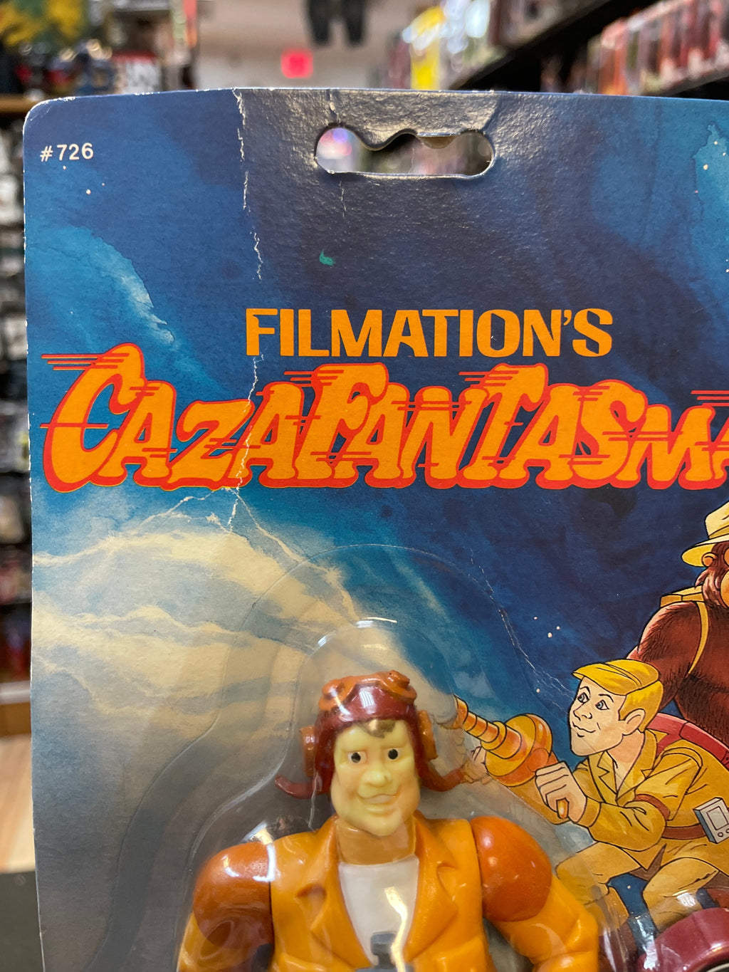 Eddie Spenser Jr (Vintage Filmation Ghostbuster, Comansi) **SEALED** product image 4, provided for visual reference and