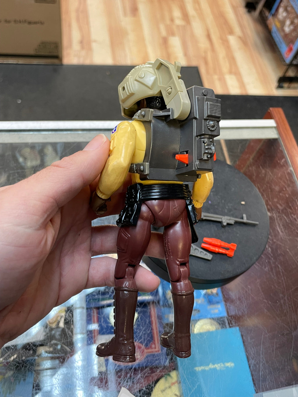 Turbo Eddie Hayes (Vintage Rambo, Coleco) **COMPLETE** product image 6, provided for visual reference and product detail