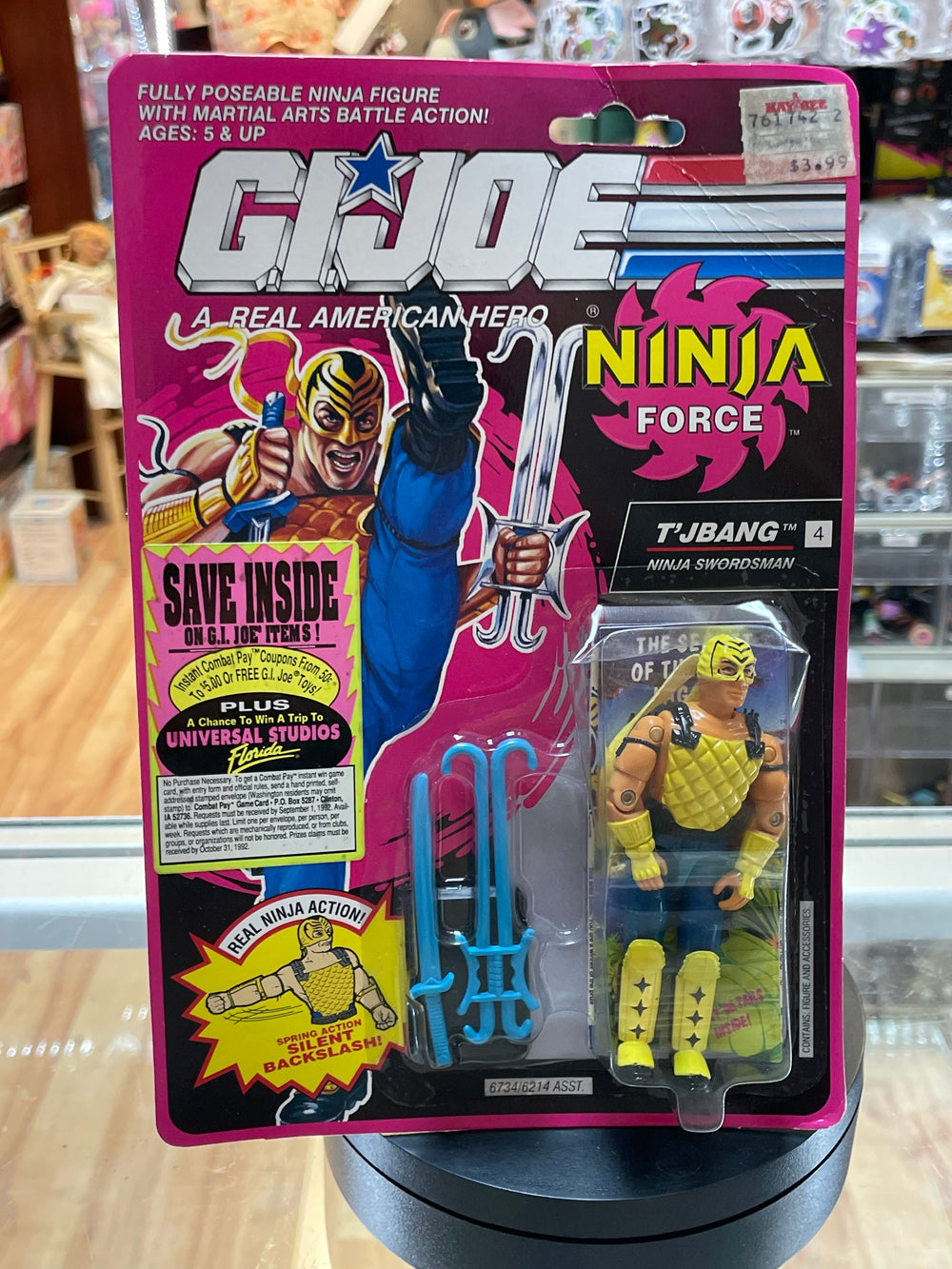 T’JBang Ninja Force (Vintage GI Joe, Hasbro) Sealed