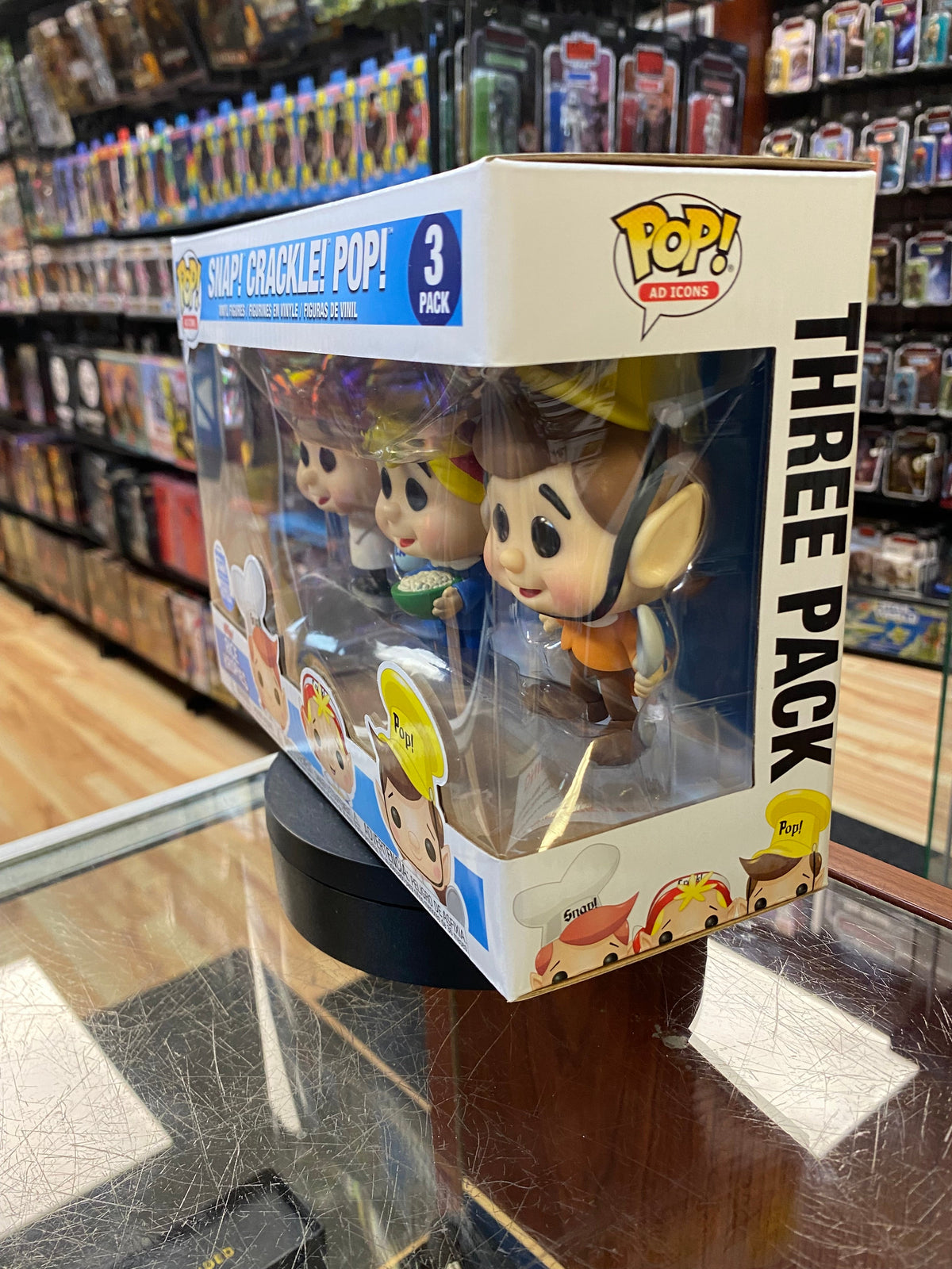 Snap Crack Pop Rice Krispies 3 Pack (Funko Pop, Ad Icons) EXCLUSIVE product image 2, provided for visual reference and