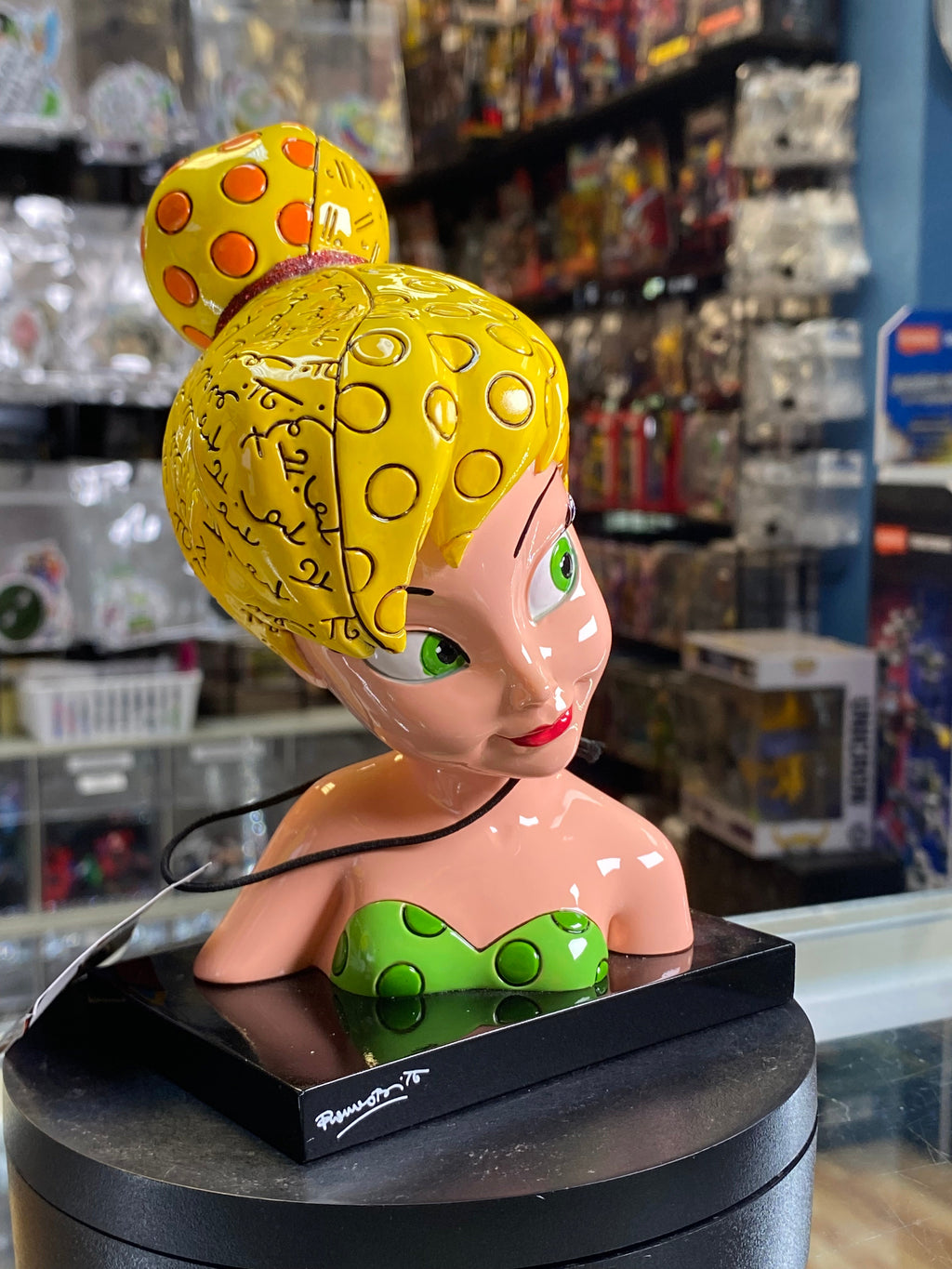 Tinkerbell Bust 4033891 (Disney Enesco, Britto) NEW OPEN product image 5, provided for visual reference and product detail