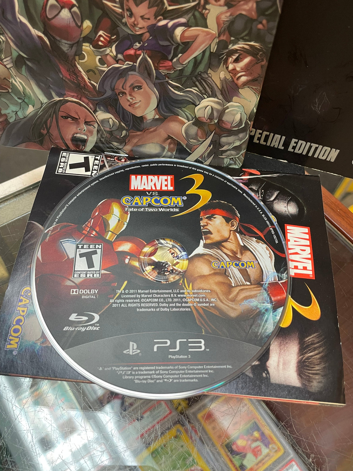 Marvel vs Capcom 3: Fate of Two Worlds (Sony Playstation PS3, Video Games) **TESTED** product image 3, provided for visual