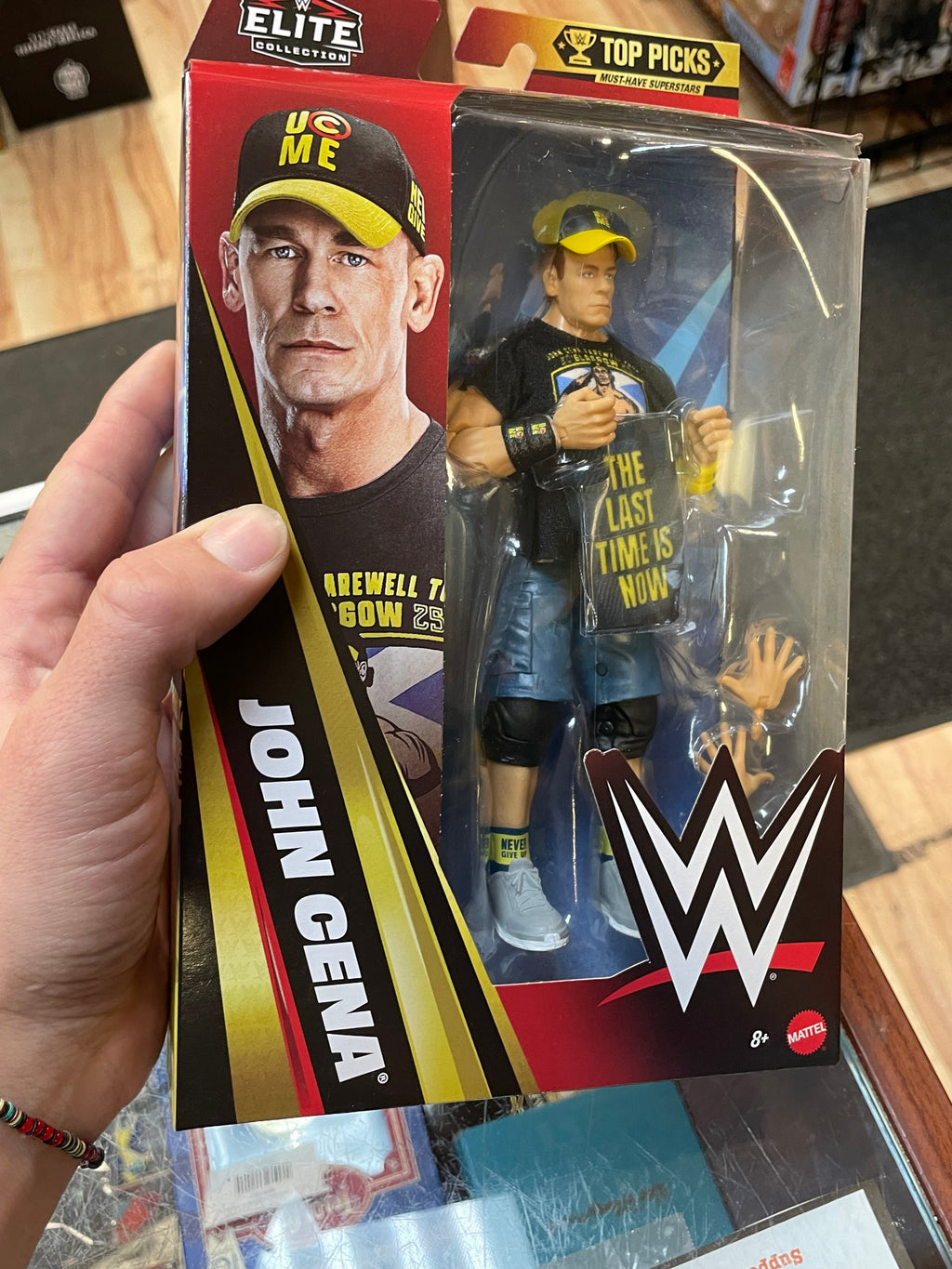 John Cena -Top Picks- (WWE Elites, Mattel) **SEALED** product image 7, provided for visual reference and product detail