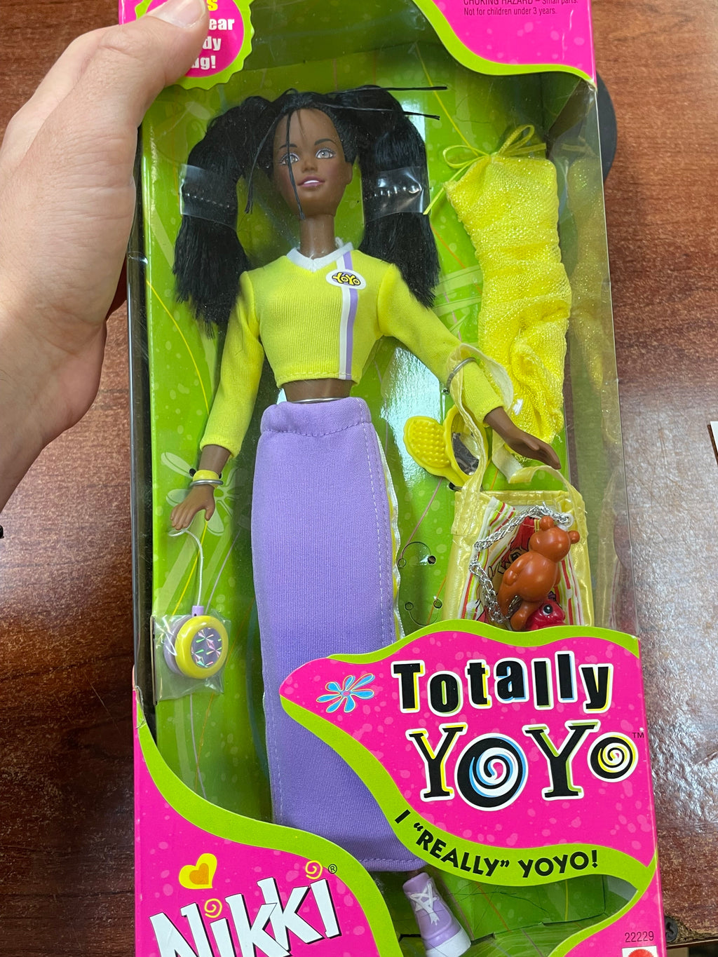 Totally YoYo Nikki #22229 (Vintage Barbie, Bandai) **SEALED** product image 6, provided for visual reference and product