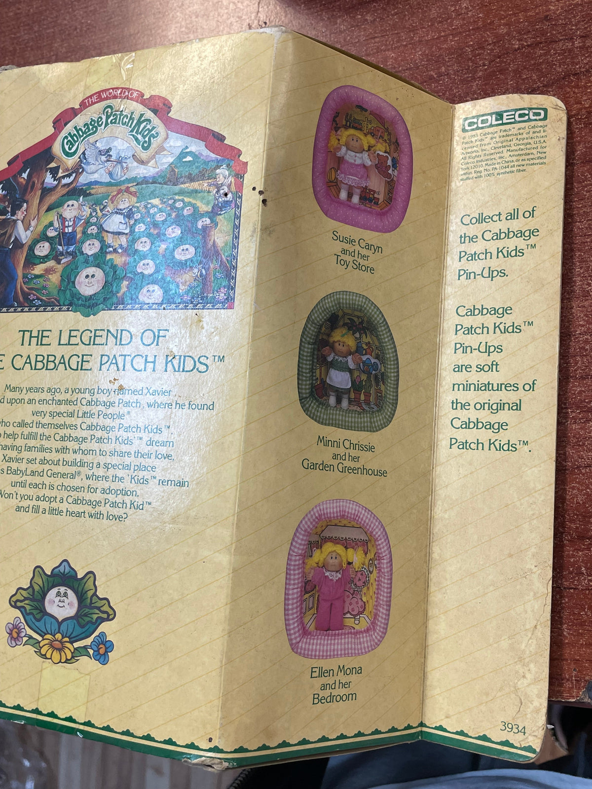 Greenhouse PinUps Mini Doll (Vintage Cabbage Patch Kids CPK, Coleco) SEALED product image 7, provided for visual reference