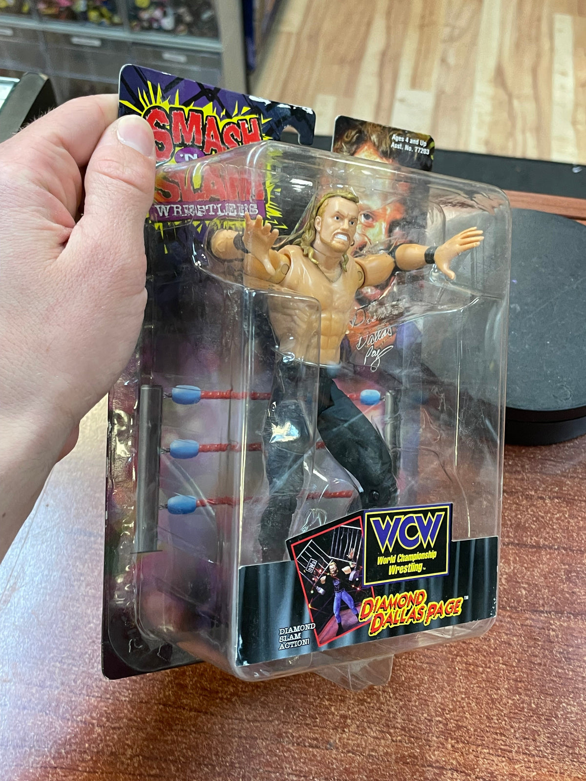 DDP Diamond Dallas Page (WCW Smash N' Slam, Toybiz) **SEALED** product image 4, provided for visual reference and product