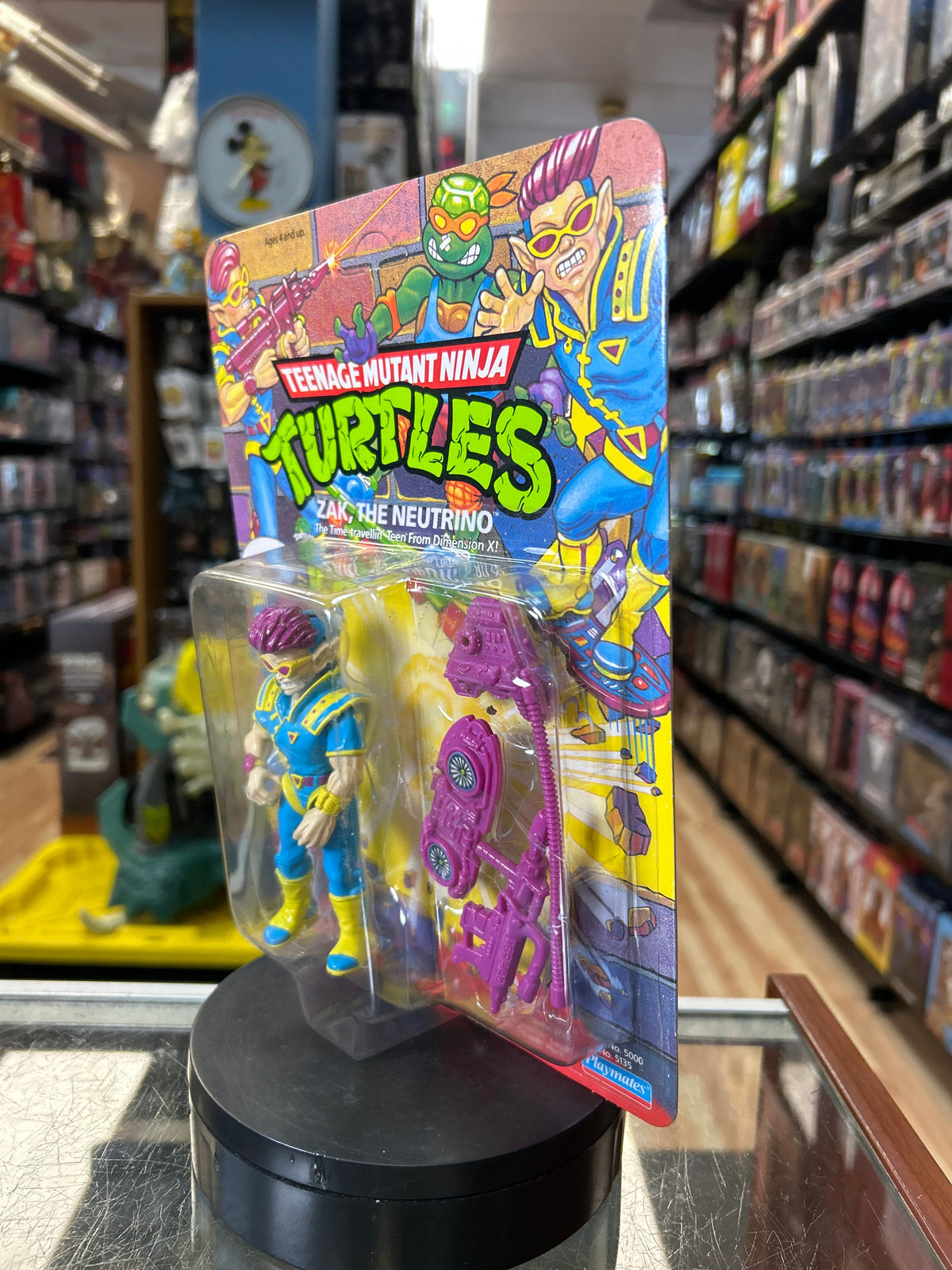 Zak The Neutrino (Vintage TMNT Ninja Turtles, Playmates) **SEALED** product image 6, provided for visual reference and