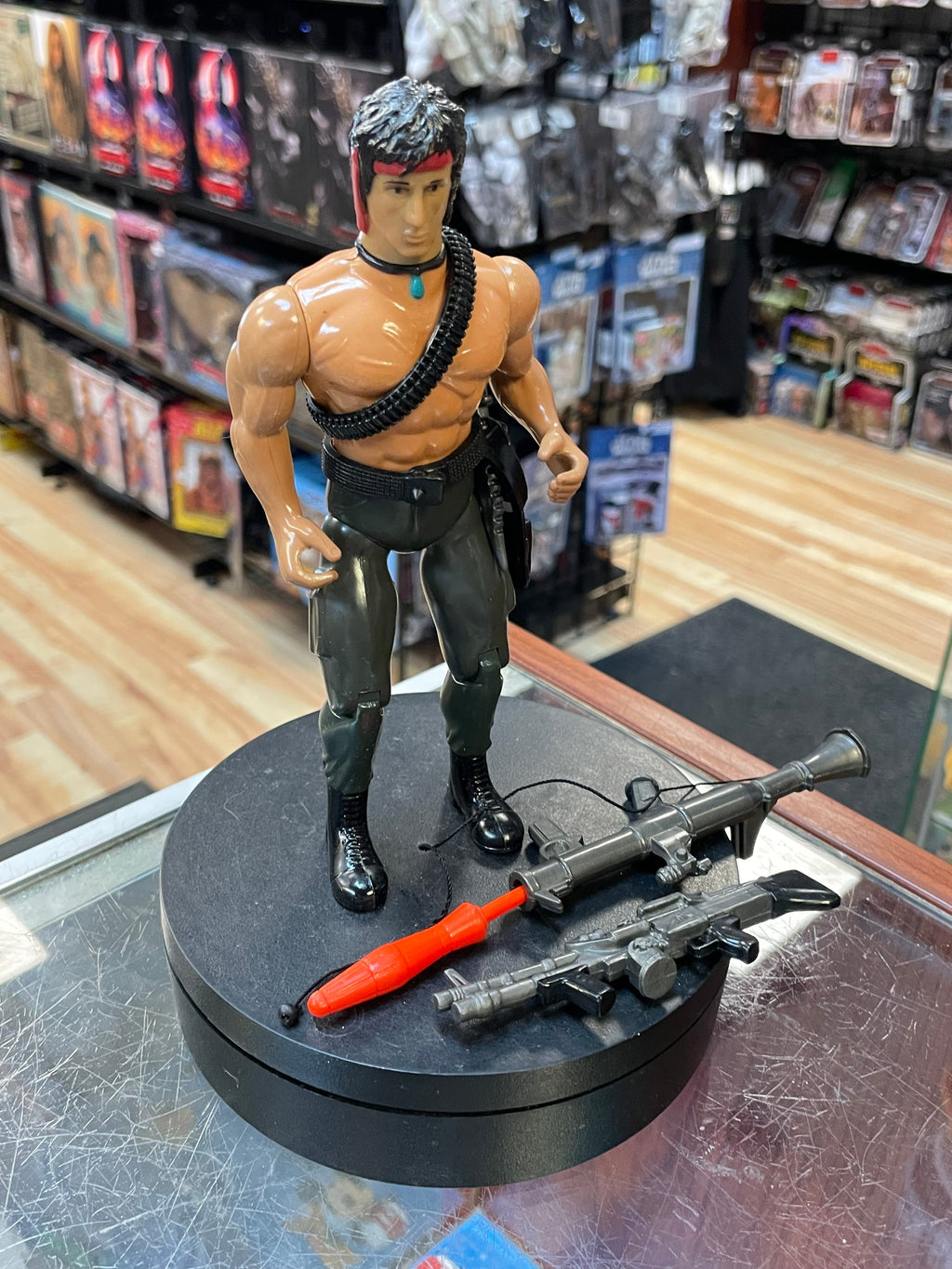 Fire Power Rambo with Accessories (Vintage Rambo, Coleco) product image 5, provided for visual reference and product detail