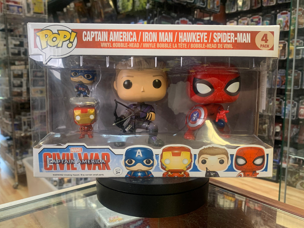 Hawkeye & Spiderman with Mini (Funko Pop, Marvel) EXCLUSIVE product image 1, provided for visual reference and product