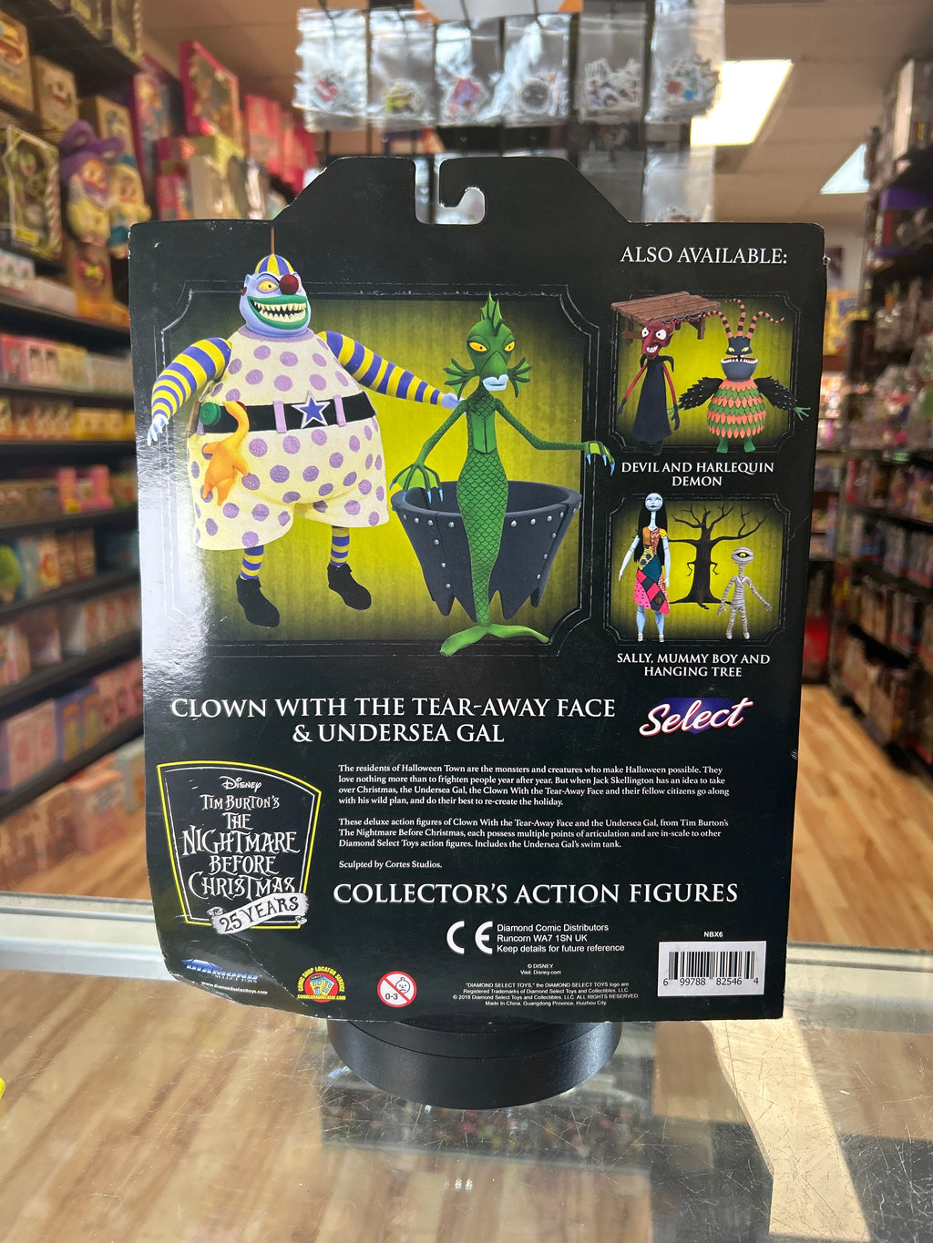 Clown & UnderSea Gal (The nightmare before Christmas, Diamond Select) product image 4, provided for visual reference and