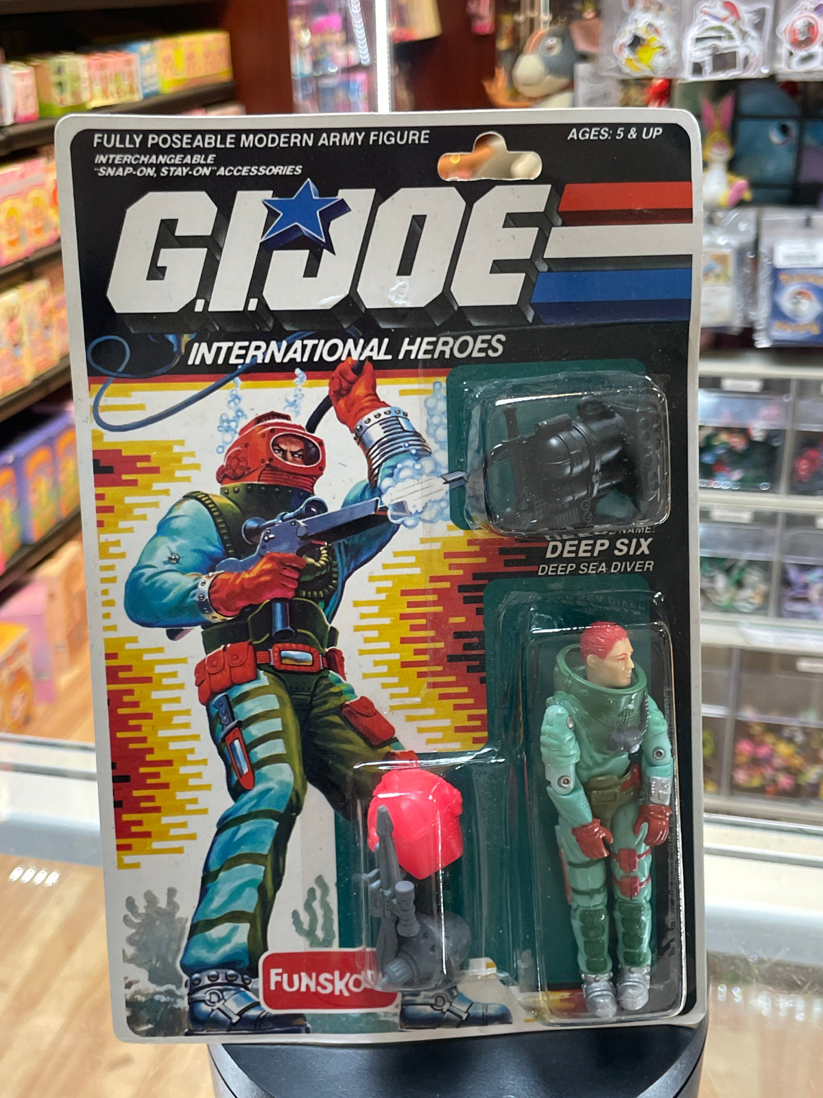 Deep Six (Vintage GI Joe, FunSkool) Sealed product image 1, provided for visual reference and product detail review