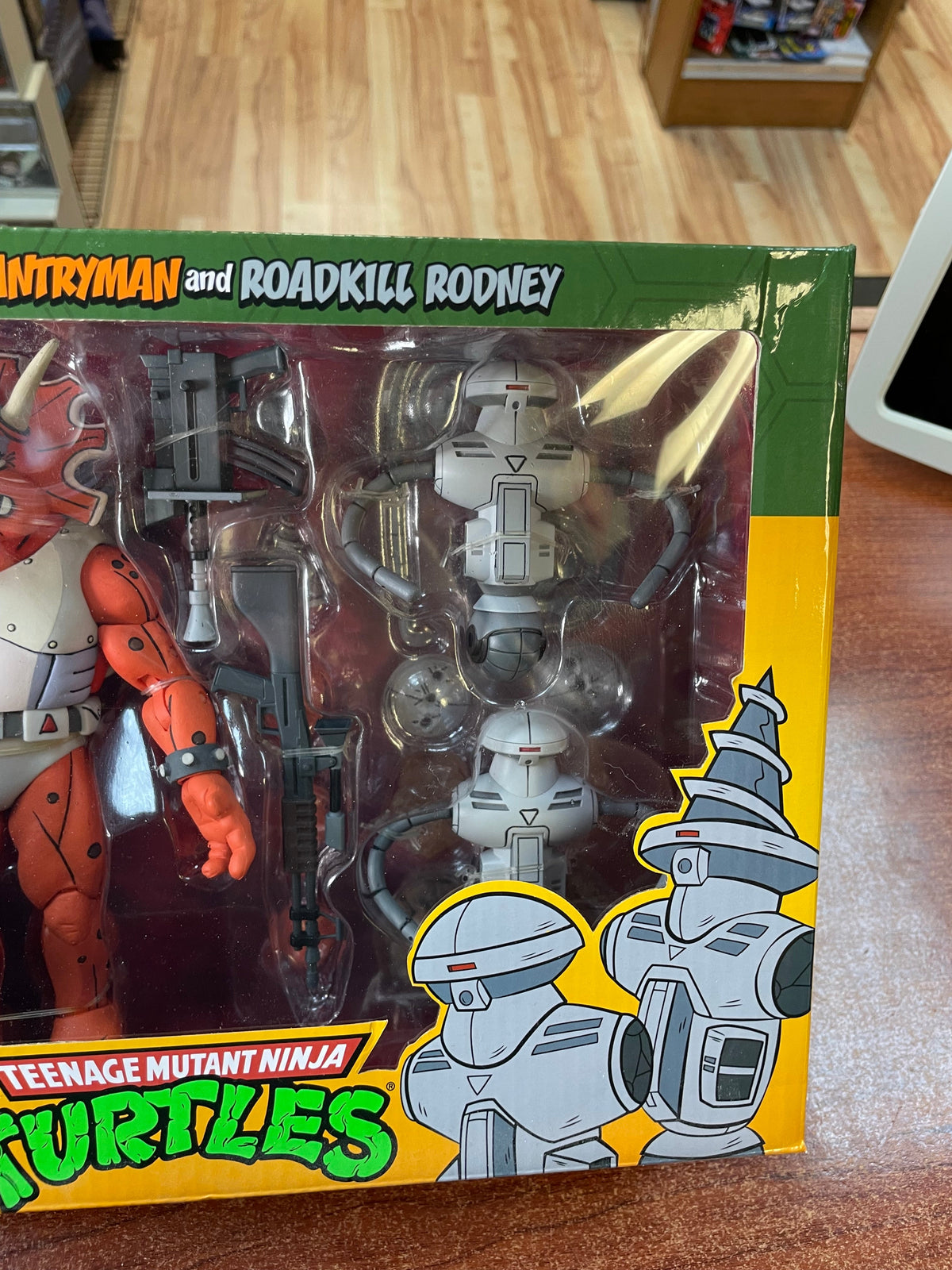 Triceraton Infantryman (NECA, TMNT Ninja Turtles) *SEALED* product image 9, provided for visual reference and product detail
