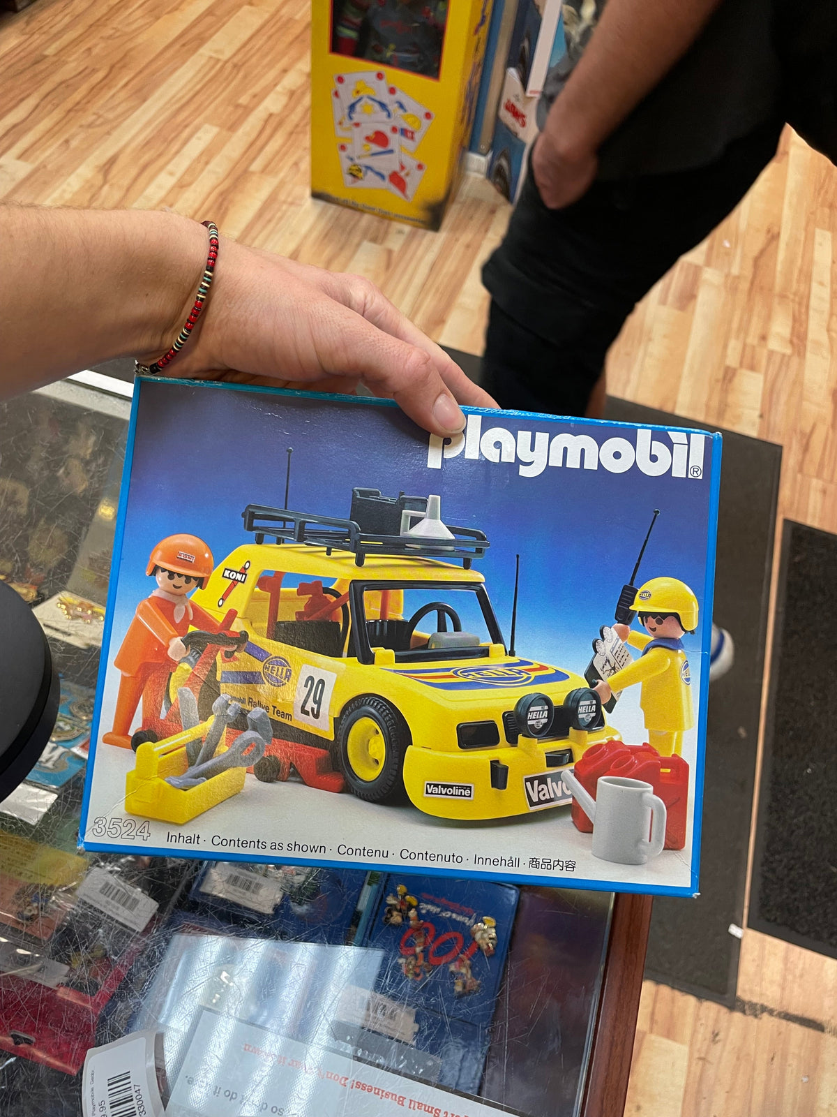 Rally Car 3524 (Vintage Playmobile, Geobra German) SEALED product image 6, provided for visual reference and product detail