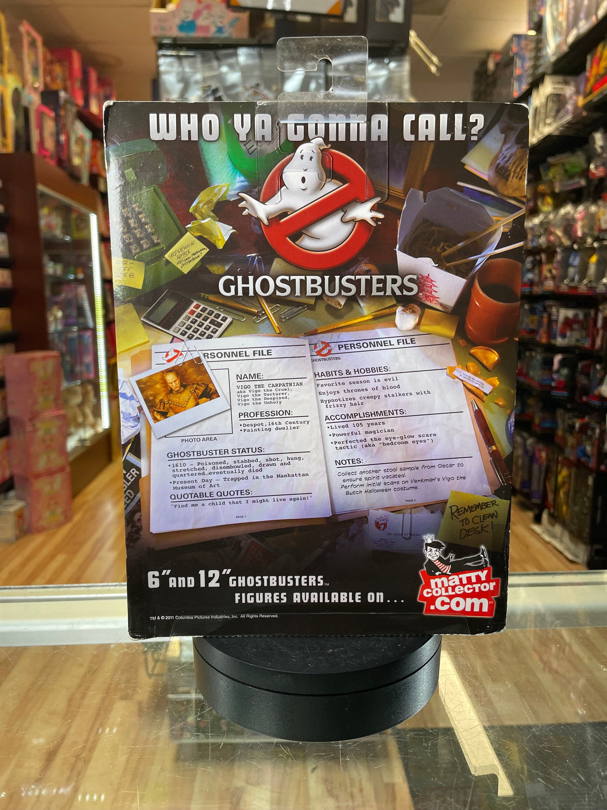 Vigo The Carpathian (Ghostbusters II, Mattel) **SEALED** product image 3, provided for visual reference and product detail