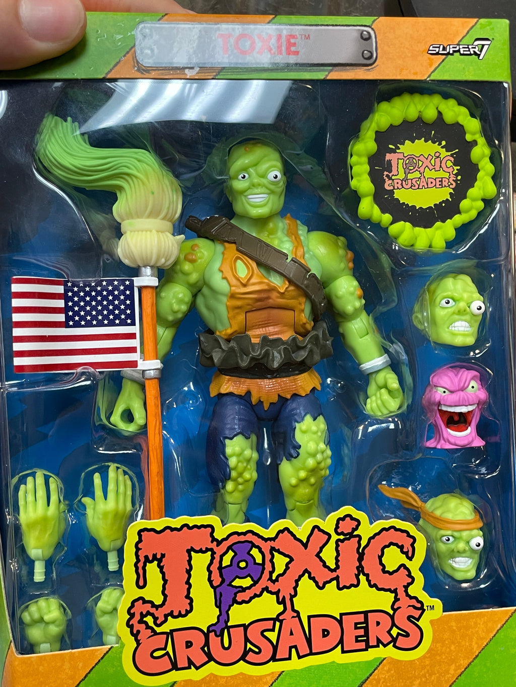 Toxie Ultimates (Toxic Crusaders, Super7) SEALED product image 6, provided for visual reference and product detail review