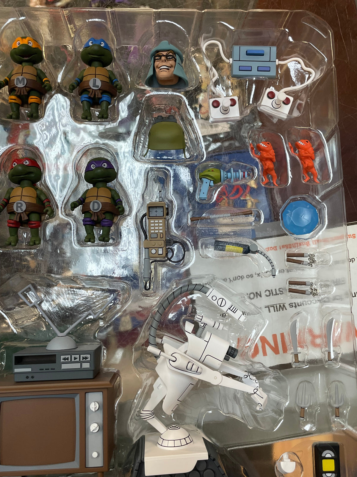 TMNT Baby Turtles Accessory Set (NECA, TMNT Teenage Ninja Turtles) OPEN/COMPLETE product image 9, provided for visual