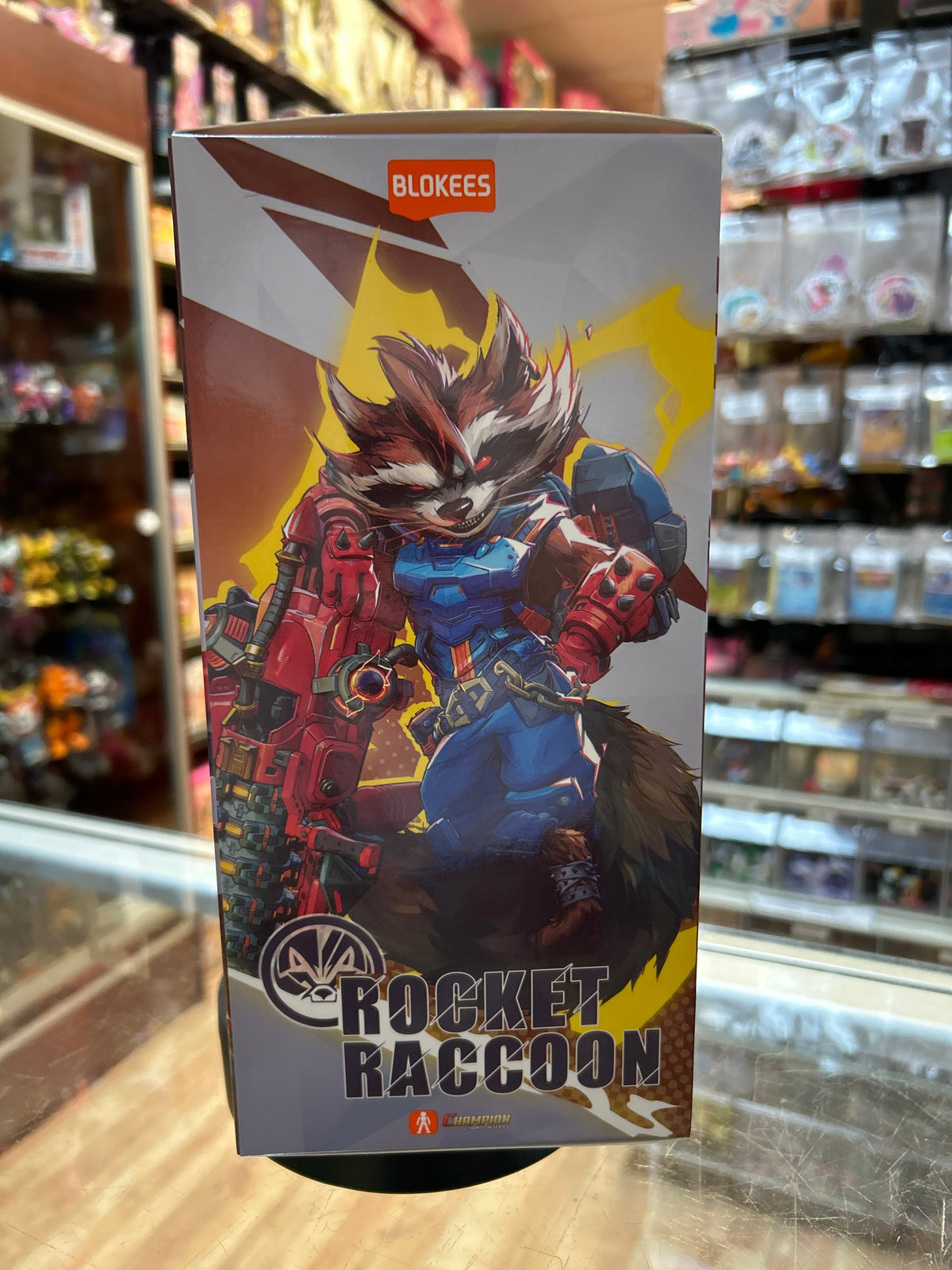 Rocket The Racoon Rivals Champion Class (Marvel, Blokees) **SEALED** product image 2, provided for visual reference and
