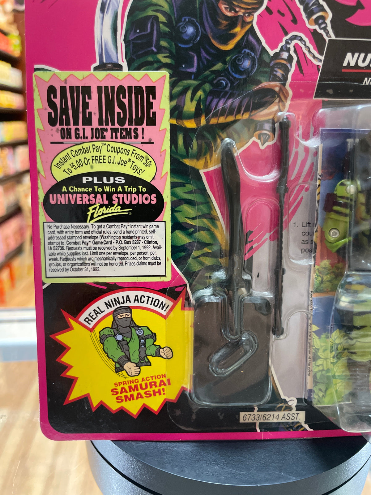 Nunchuck Ninja Force (Vintage GI Joe, Hasbro) **SEALED** product image 2, provided for visual reference and product detail