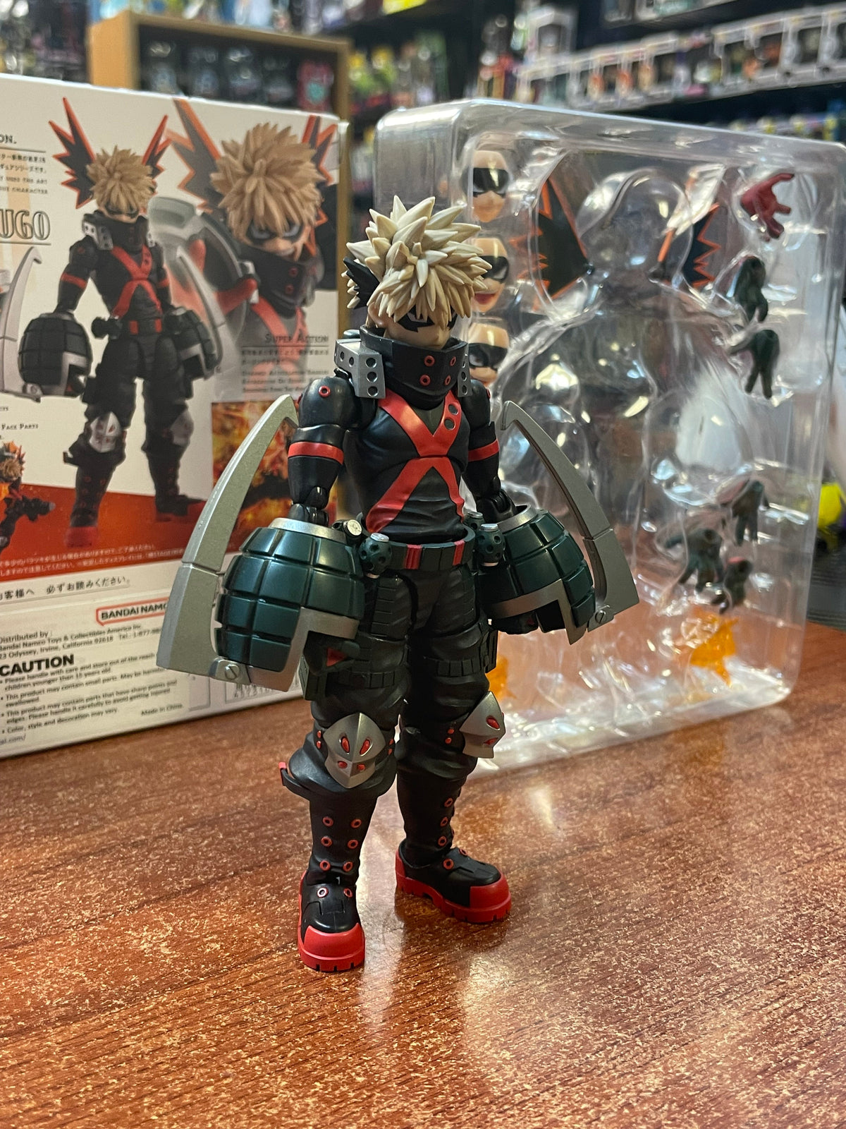 Bakugo -Great Explosion- (SH Figuarts Bandai, My Hero Academia) *COMPLETE* product image 5, provided for visual reference