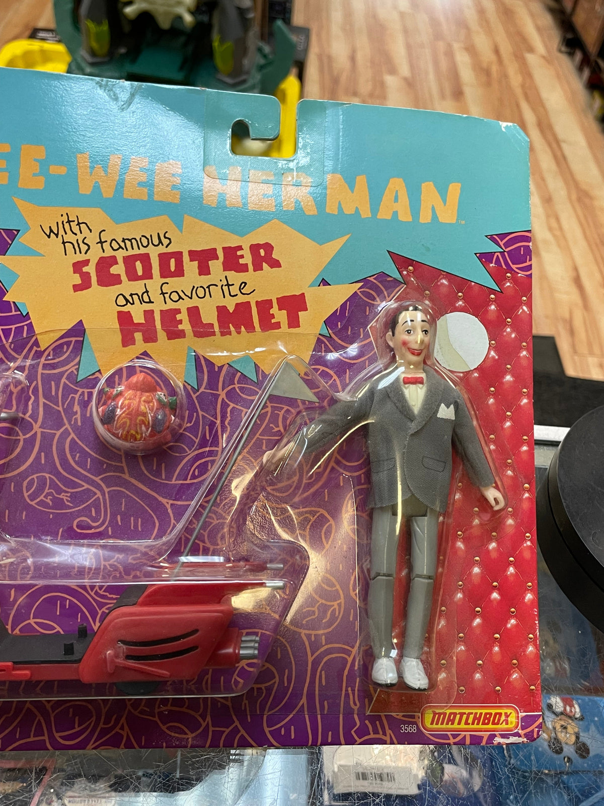 Pee Wee Herman with Scooter (Vintage Pee-Wee’s Playhouse, Matchbox) product image 9, provided for visual reference and