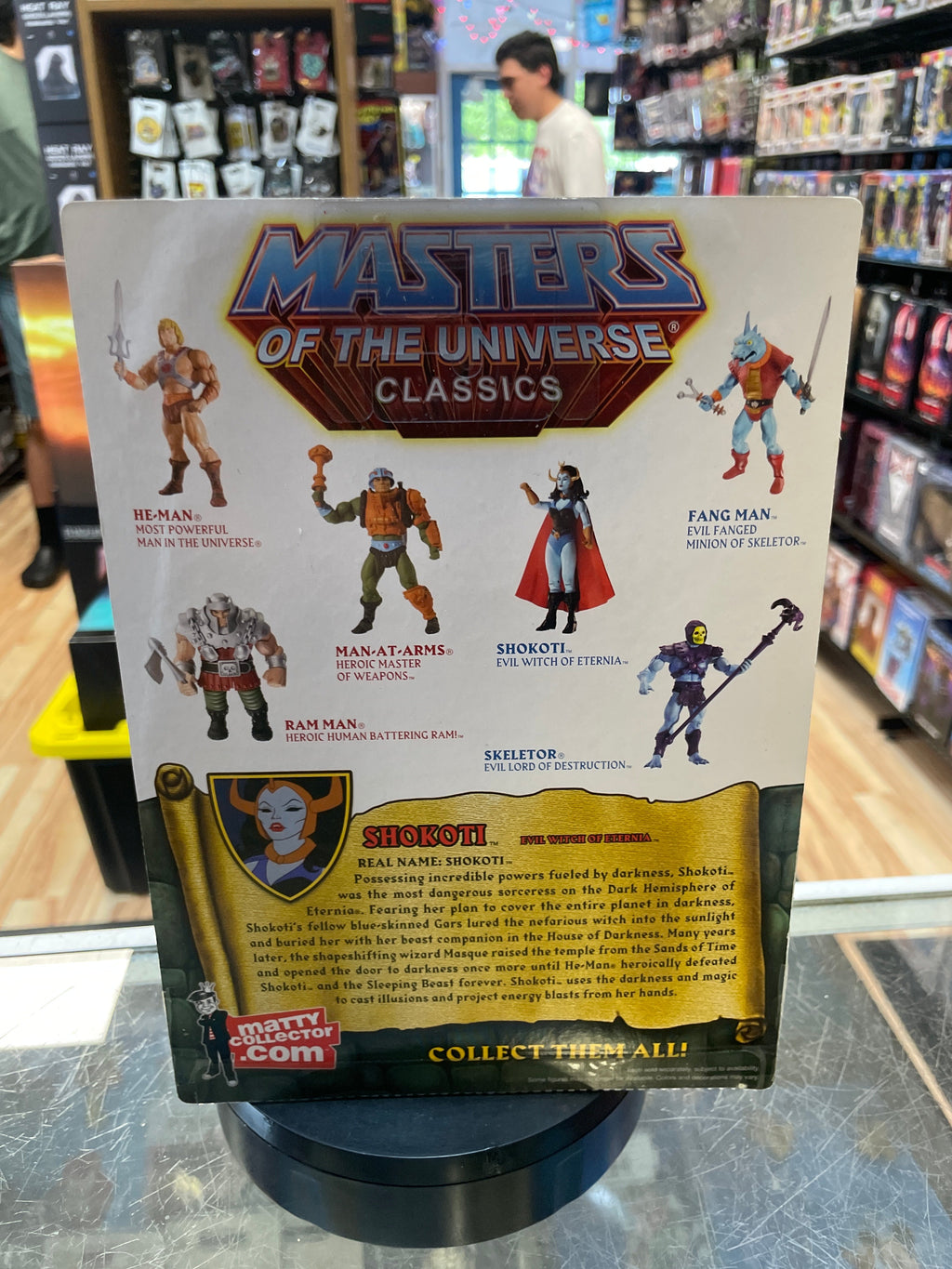 Shokoti (MOTU Classics, Masters Of The Universe, Mattel) **SEALED** product image 3, provided for visual reference and