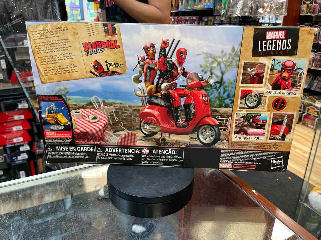 Deadpool Corps with Scooter (Marvel Legends, Hasbro) *SEALED* product image 2, provided for visual reference and product