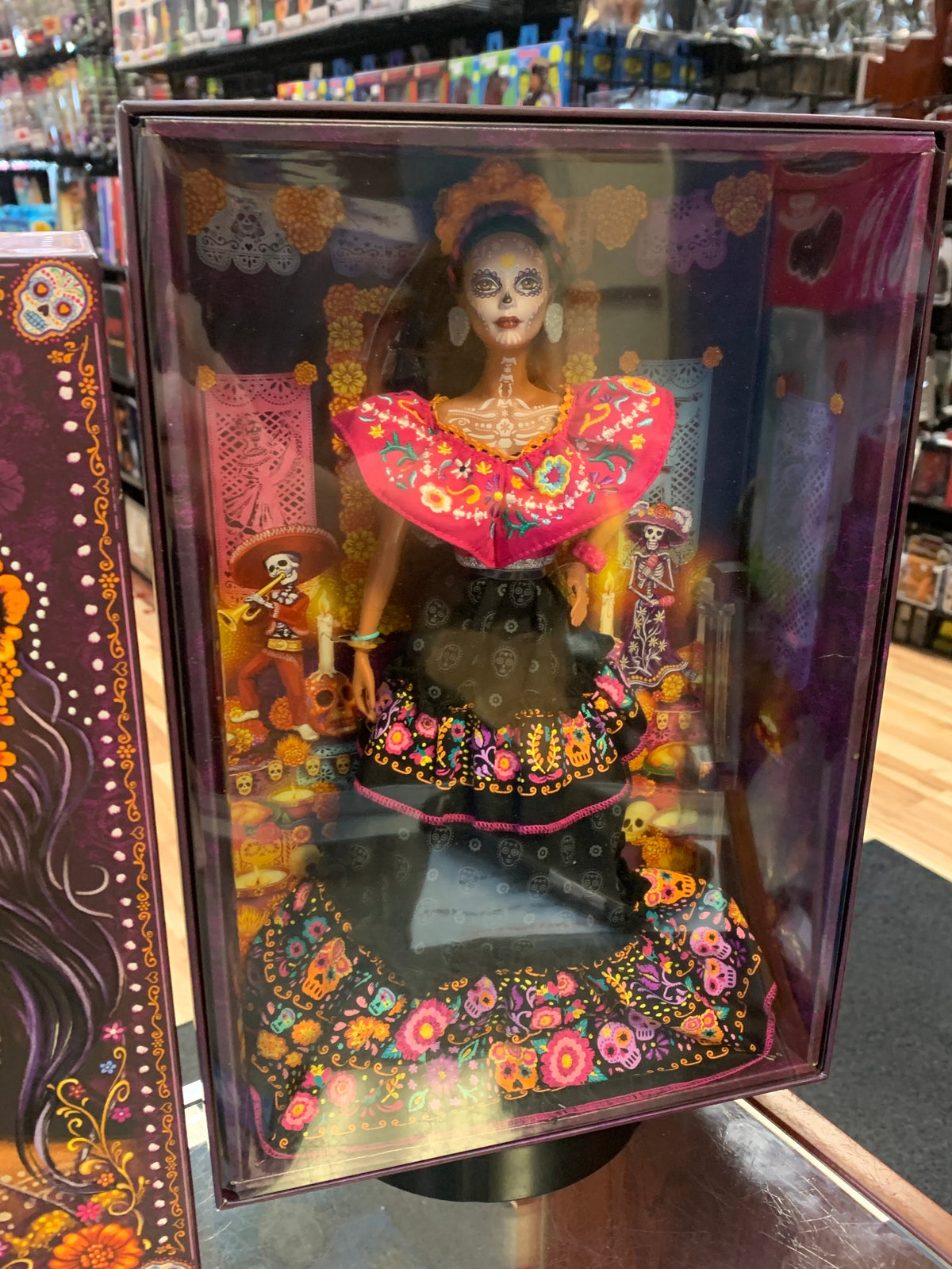 Dia De Muertos Day Of The Dead Barbie Doll #GXL27 (Barbie Signature, Mattel) NEW product image 4, provided for visual