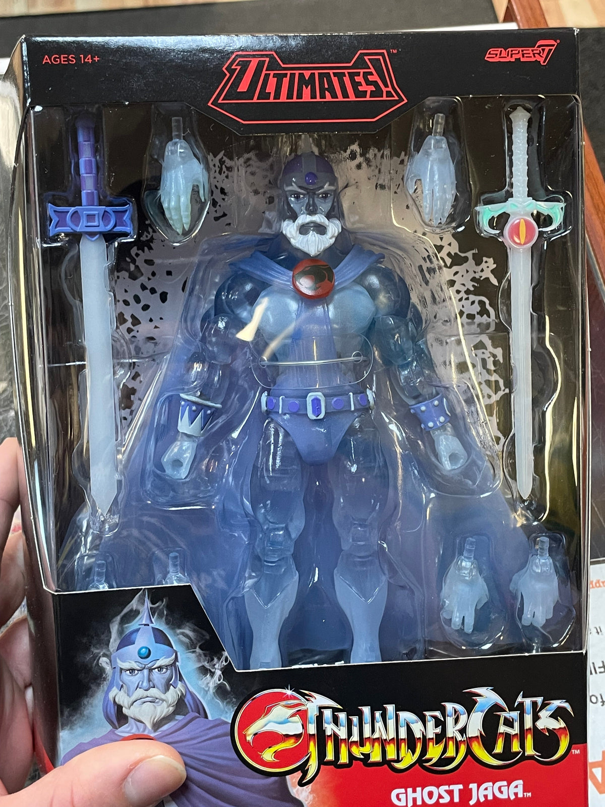 Ghost Jaga (Thundercats, Super7 Ultimates) **SEALED** product image 3, provided for visual reference and product detail