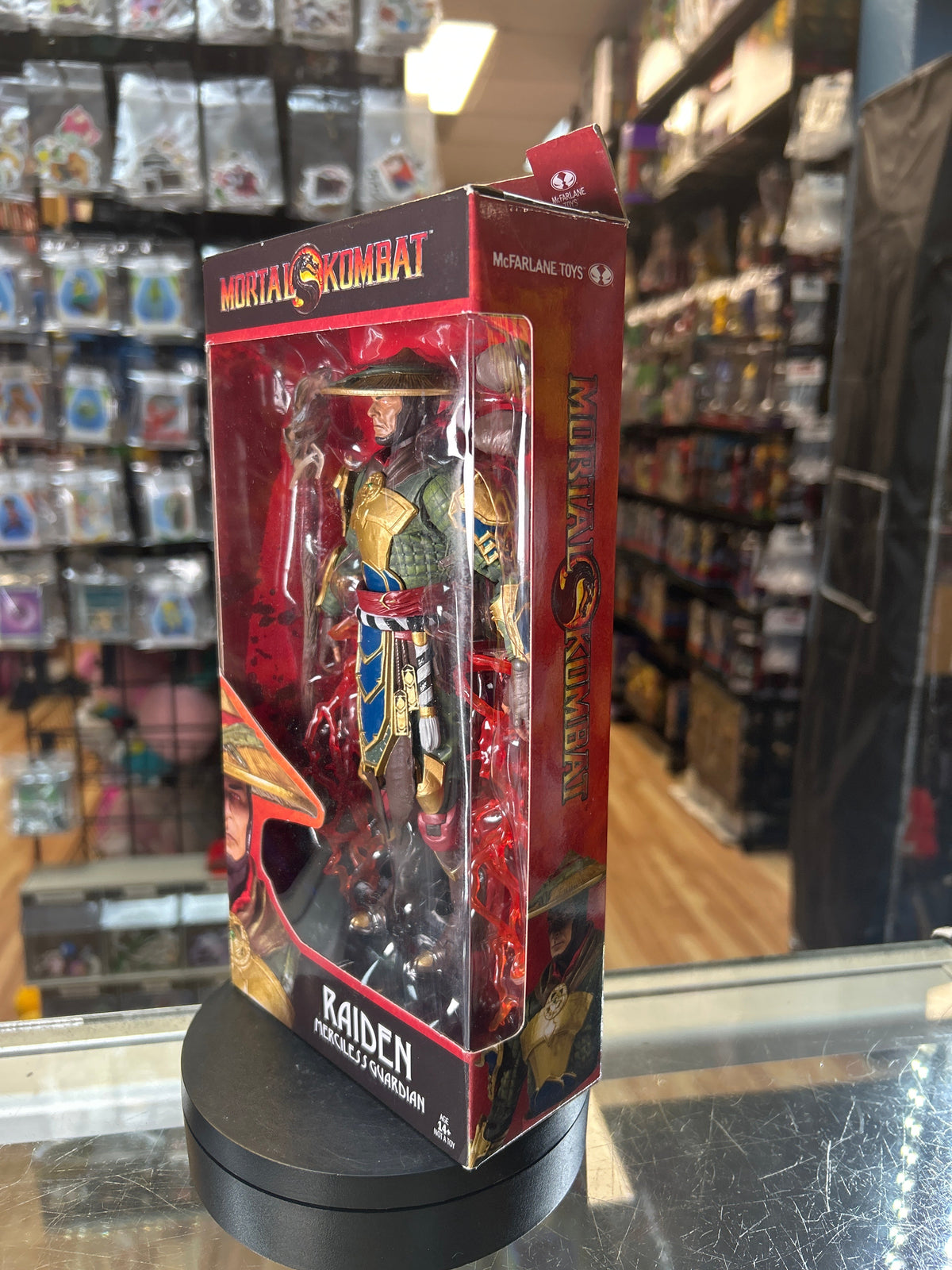 Raiden Merciless Guardian (Mortal Kombat, McFarlane Toys) product image 6, provided for visual reference and product detail