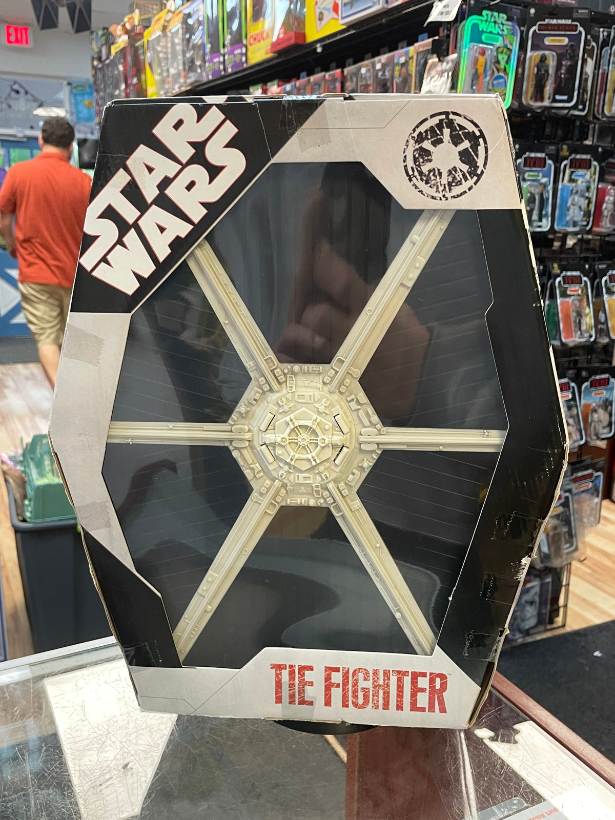 White Tie Fighter with Tie Pilot TRU Exclusive (Star Wars, Hasbro) **SEALED** product image 6, provided for visual reference
