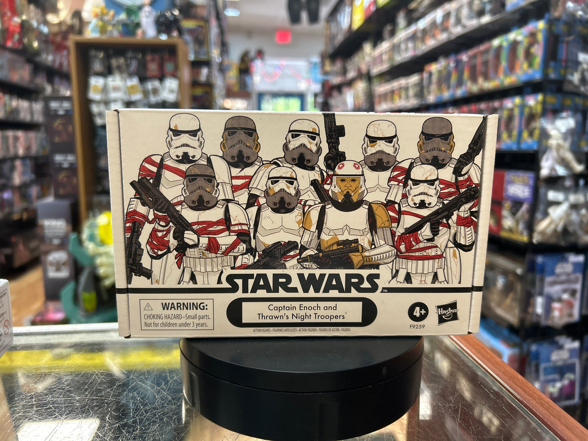 Captain Enoch & Thrawn’s Night Troopers (Star Wars Vintage Collection, Hasbro) **SEALED** product image 1, provided for