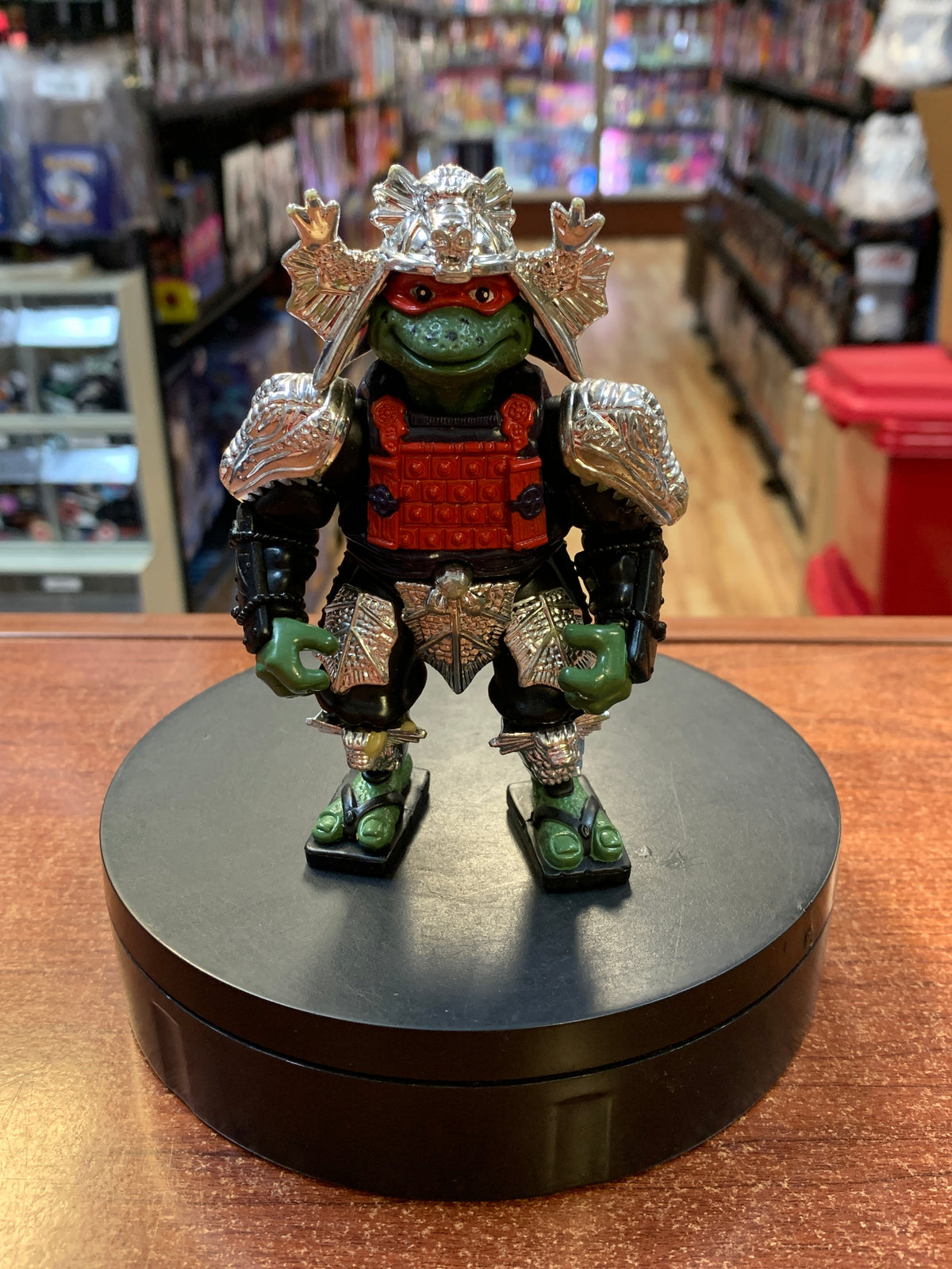 Silver Shogun Raphael (Vintage TMNT Ninja Turtles, Playmates) **LOOSE** product image 1, provided for visual reference and
