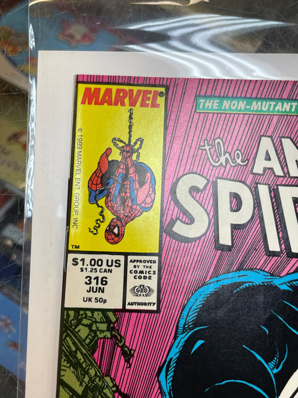 Amazing Spider-Man #316 -McFarlane Cover Venom Cover- (Marvel, Comics) Good product image 3, provided for visual reference
