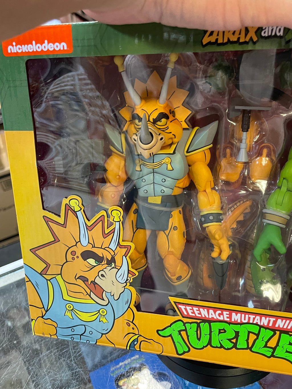Zarax & Zork (TMNT Ninja Turtles, NECA) **SEALED** product image 7, provided for visual reference and product detail review