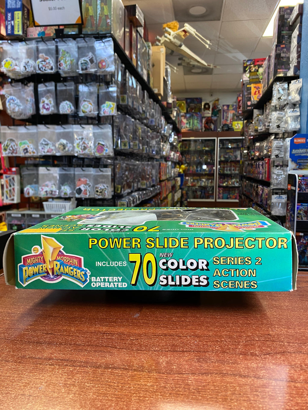 White Ranger Power Slide Projector (Vintage MMPR Power Rangers, Bandai) product image 6, provided for visual reference and