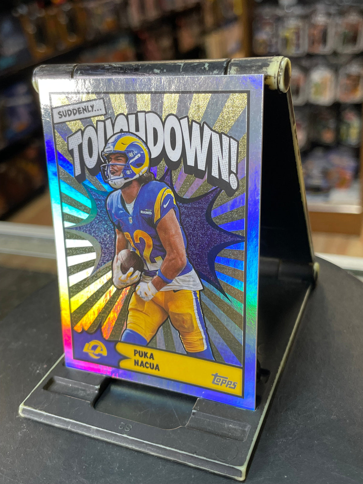 Puka Nacua -Suddenly Touchdown- (Topps, NFL Flagship 2026) product image 6, provided for visual reference and product detail