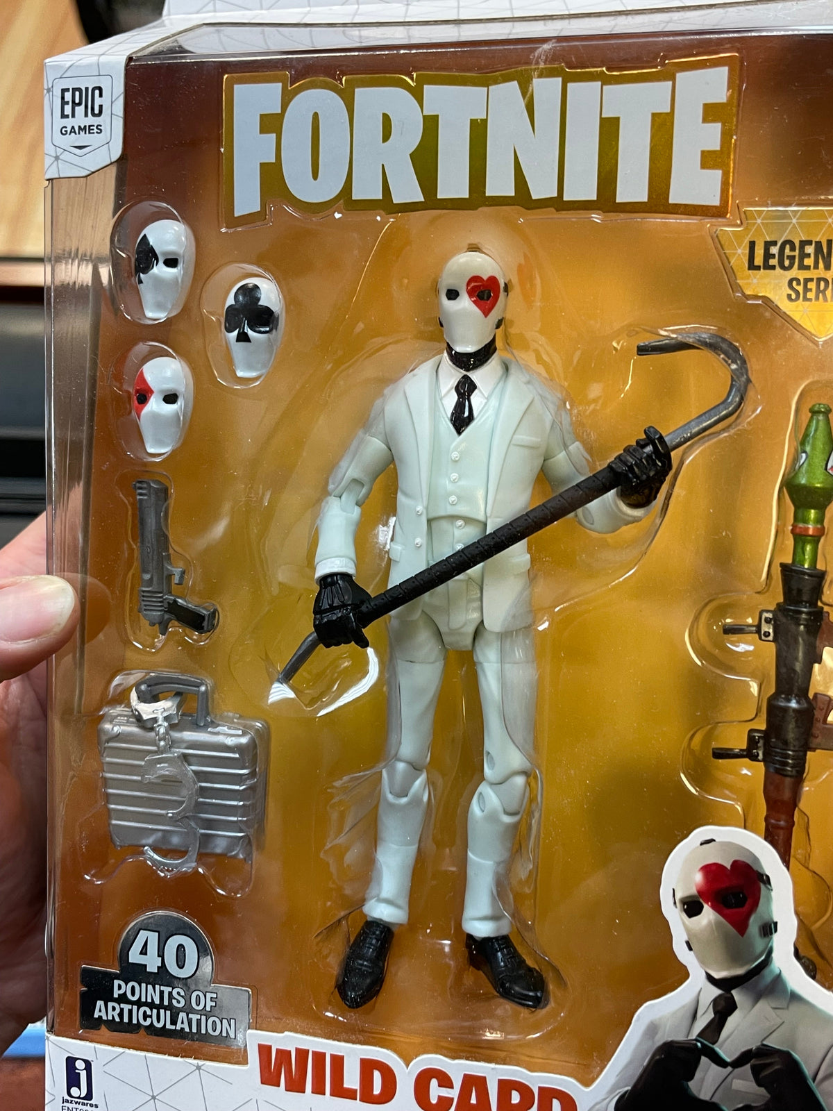 Wild Card (Fortnite, Epic Games, Jazwares) SEALED product image 5, provided for visual reference and product detail review