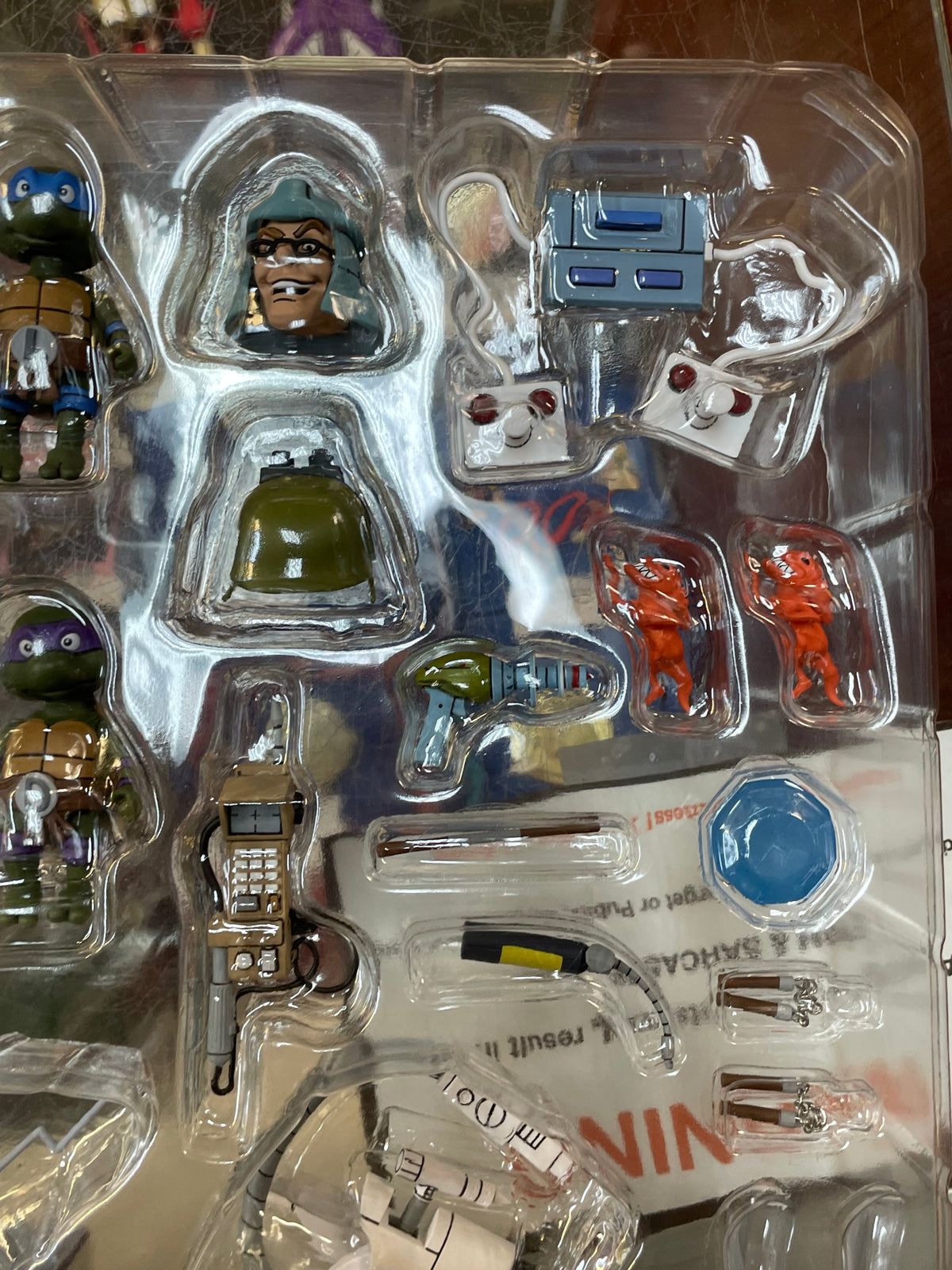 TMNT Baby Turtles Accessory Set (NECA, TMNT Teenage Ninja Turtles) OPEN/COMPLETE product image 5, provided for visual