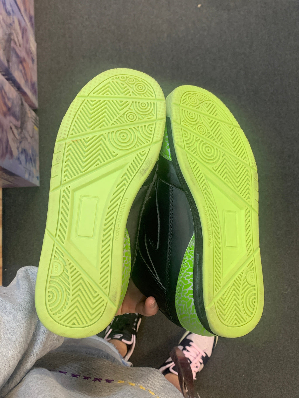 Glow in the Dark Kids Womans Sneakers SZ 6 (Vintage TMNT Ninja Turtles, API ) product image 10, provided for visual