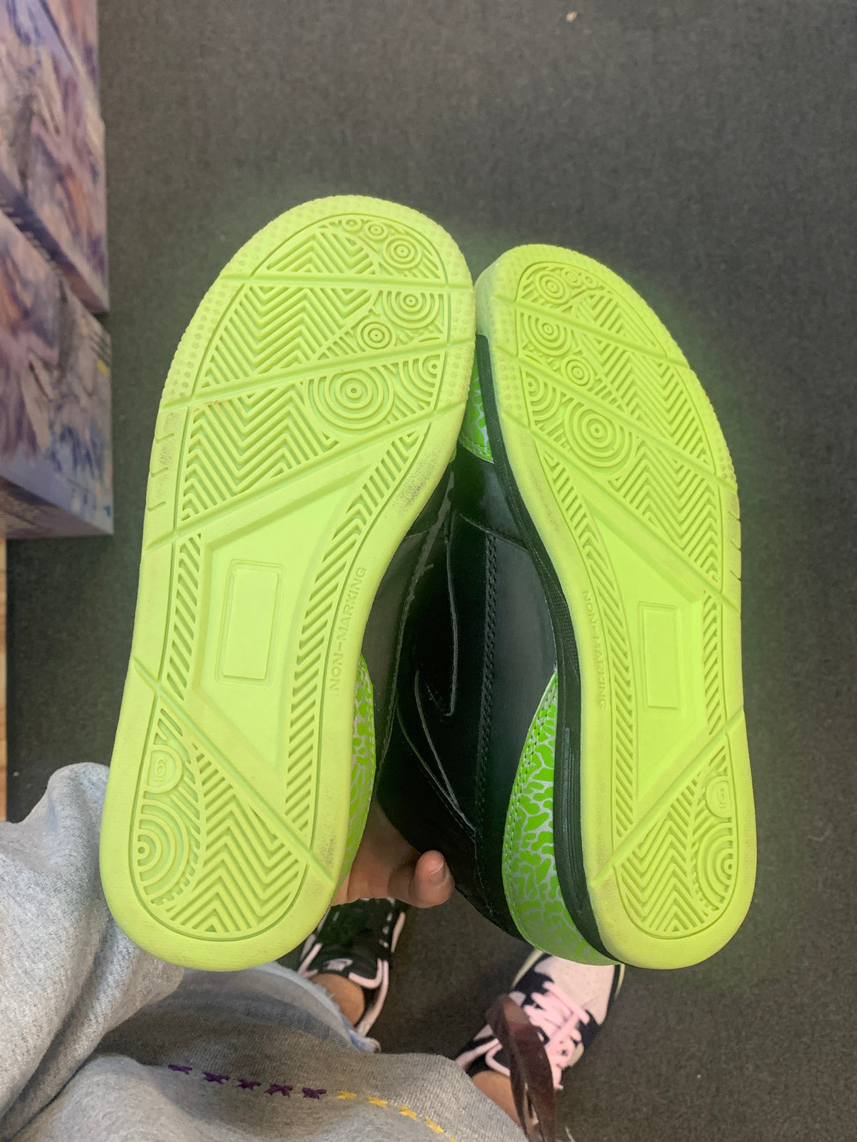 Glow in the Dark Kids Womans Sneakers SZ 6 (Vintage TMNT Ninja Turtles, API ) product image 10, provided for visual