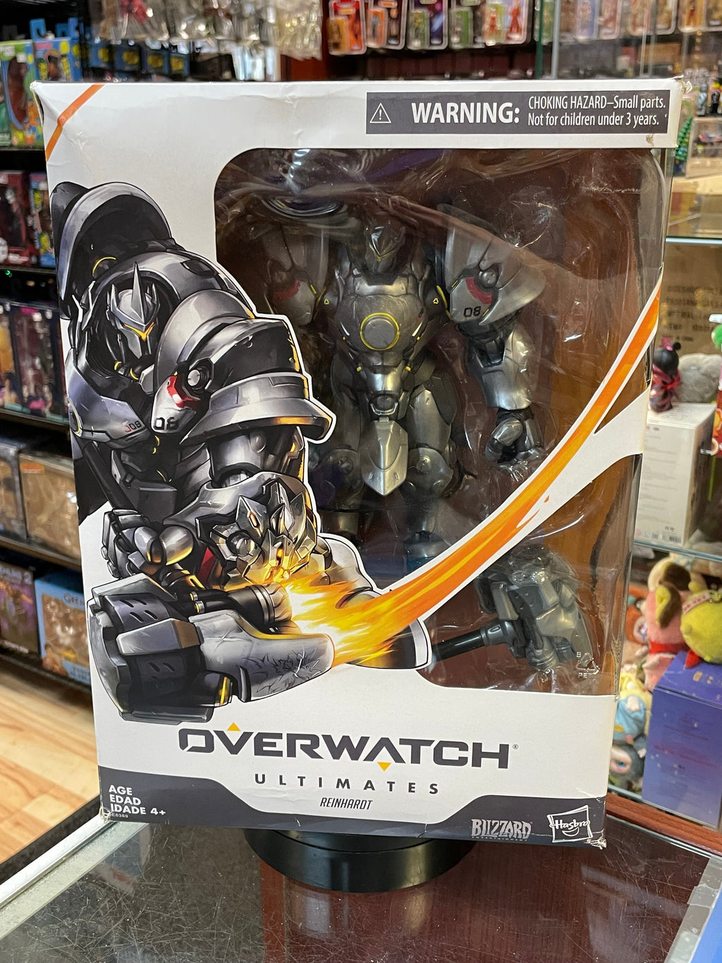 Reinhardt (Overwatch Ultimates, Hasbro) **SEALED** product image 1, provided for visual reference and product detail review