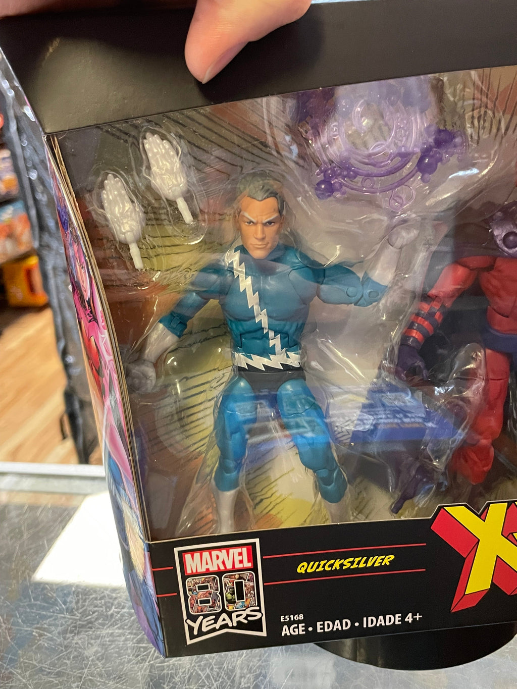 XMen -Quicksilver Magneto Scarlet- (Marvel Legends, Hasbro) *SEALED* product image 5, provided for visual reference and