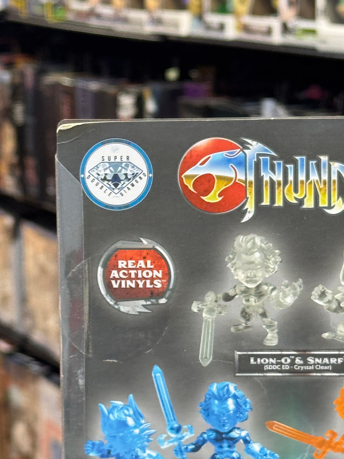 Translucent Lion-O & Snarf Crystal Blue (Thundercats, Loyal Subjects) **SDCC Exclusive** product image 5, provided for