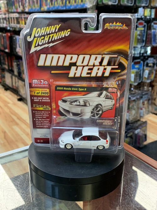 2000 Honda Civic Type R 1/2400 (Johnny Lightning Import Heat, Tomy) SEALED product image 1, provided for visual reference
