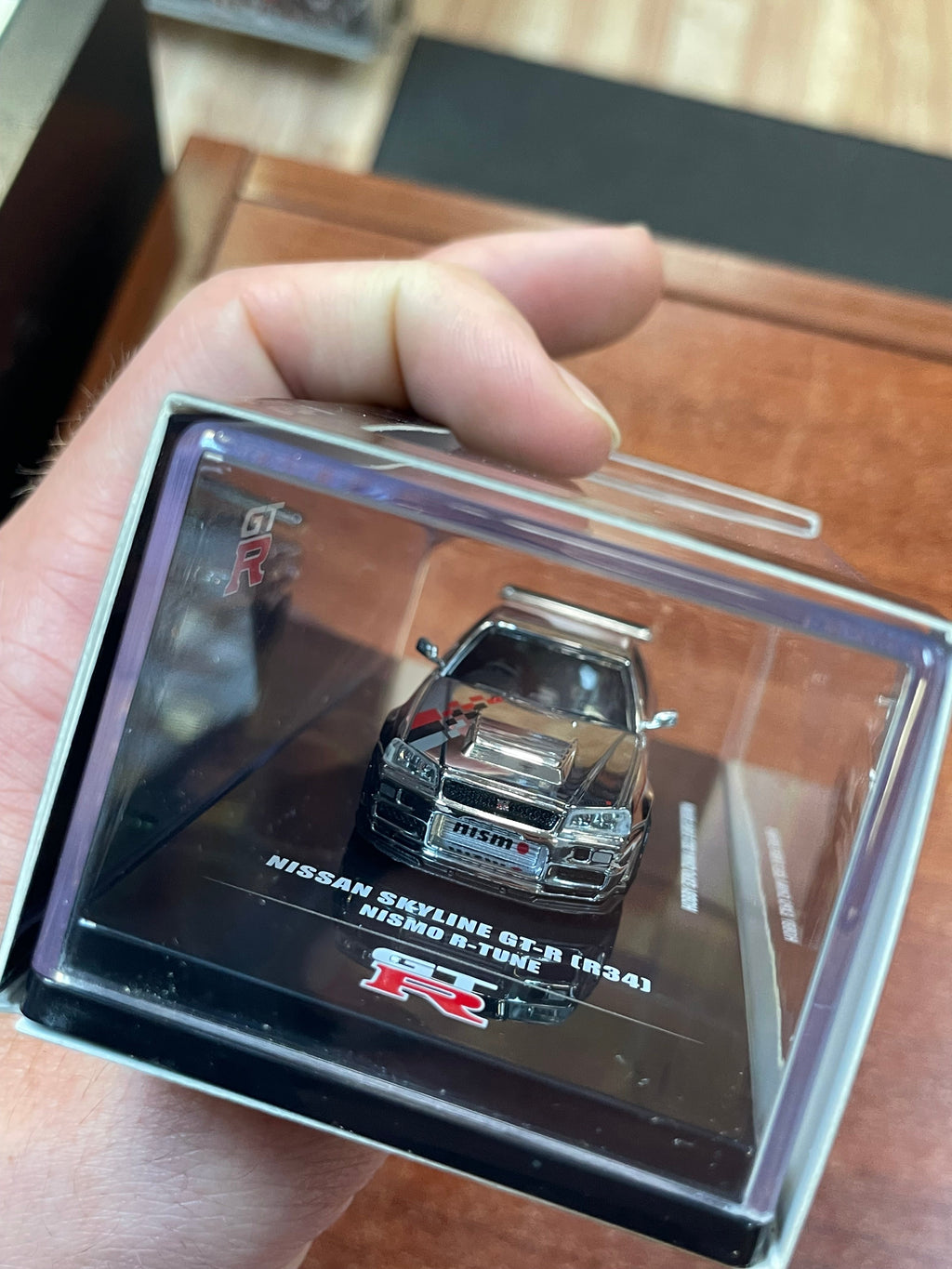 Nissan Skyline GT-R NISMO Chrome (Inno64, Diecast ) **EXCLUSIVE** product image 6, provided for visual reference and product